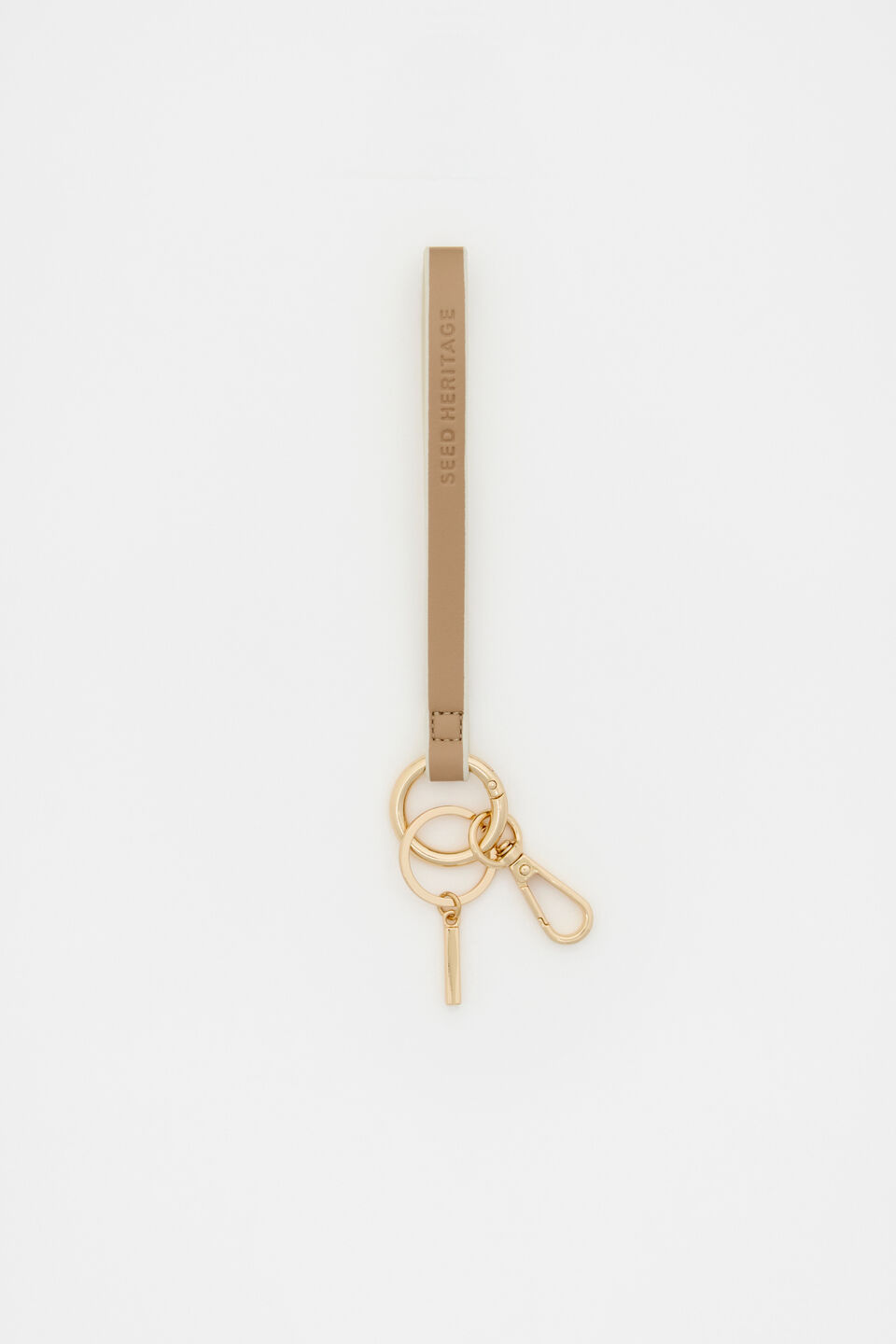 Soft Beige Wrist Letter Strap  I