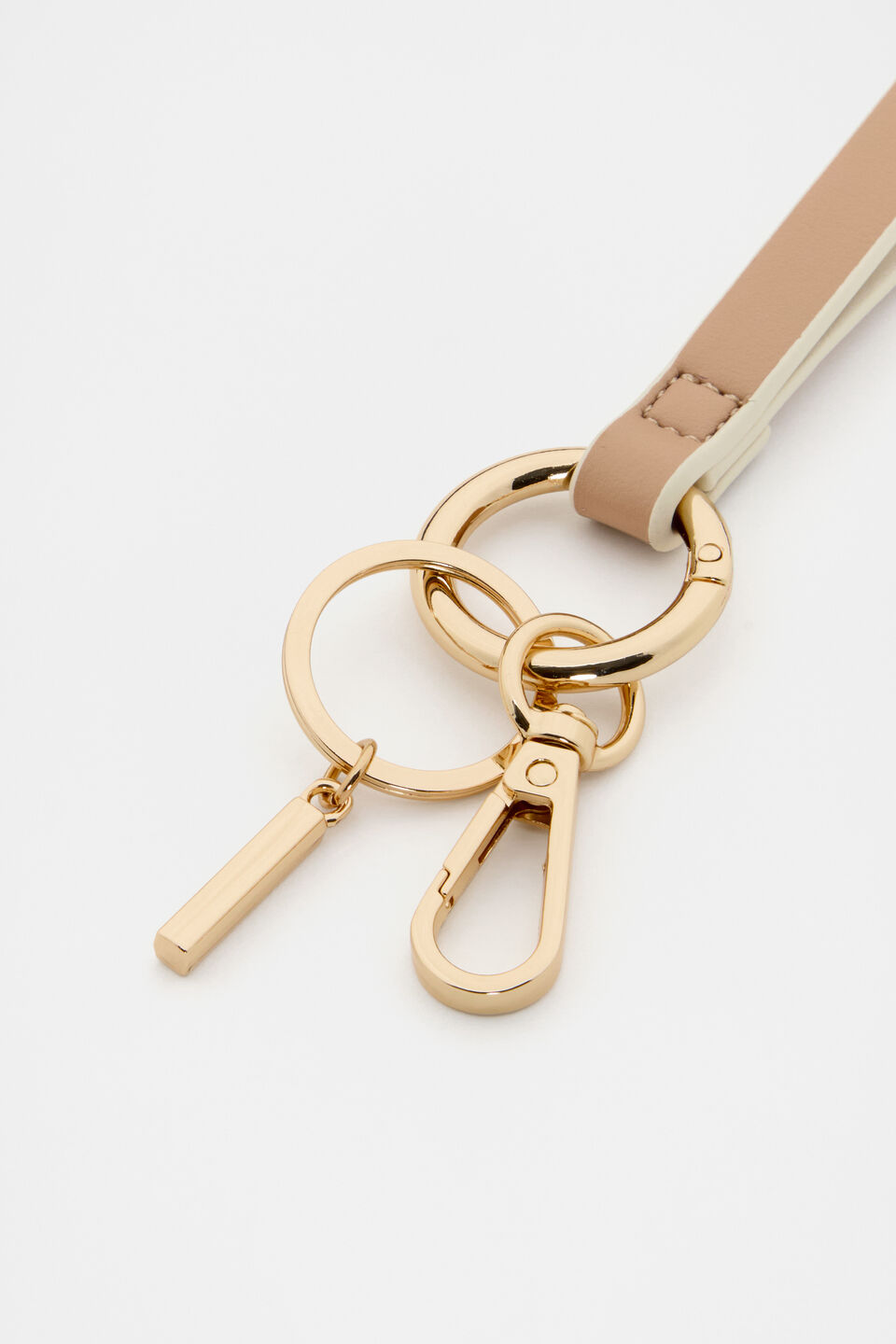 Soft Beige Wrist Letter Strap  I