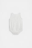 Terry Leaf Romper  Icy Marle  hi-res