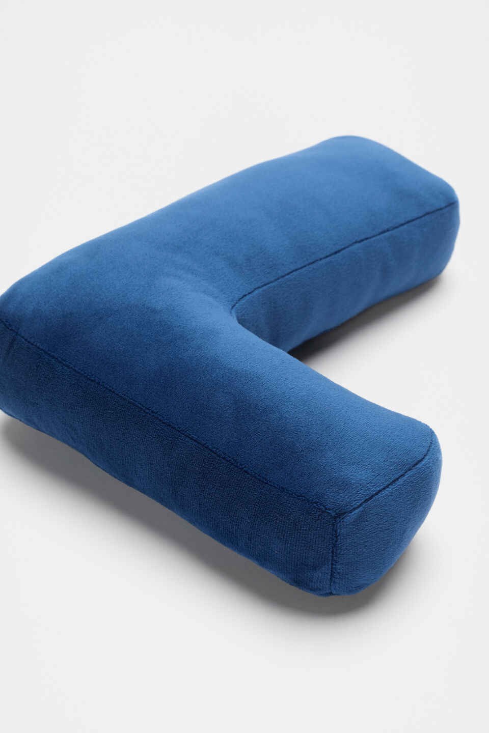 Blue Velvet Initial Cushion  L