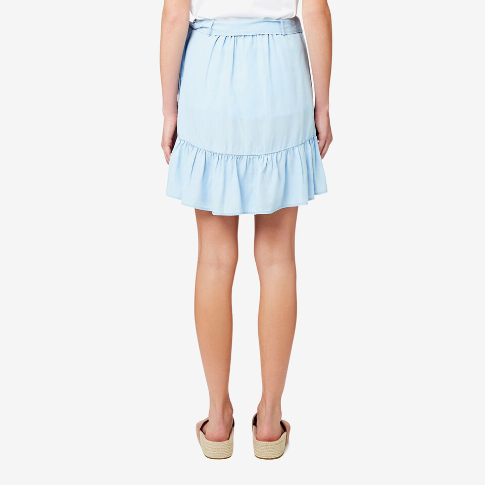 Tencel Frill Skirt  
