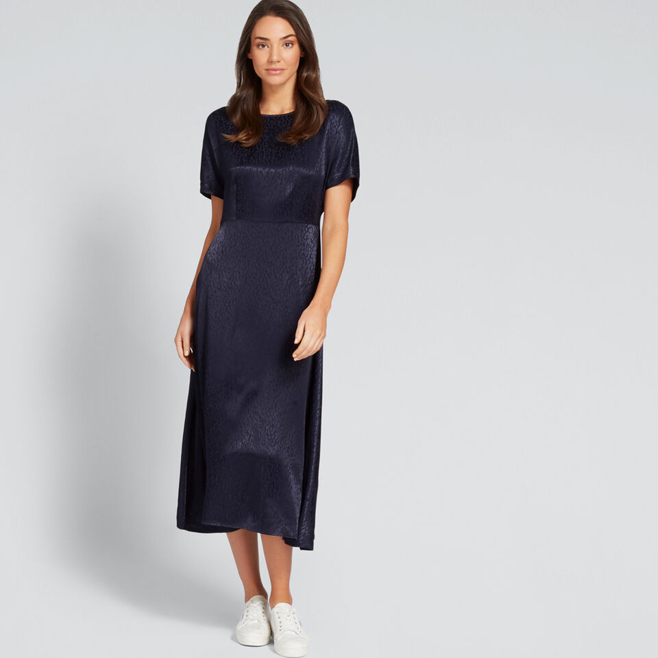 Animal Jacquard Dress  