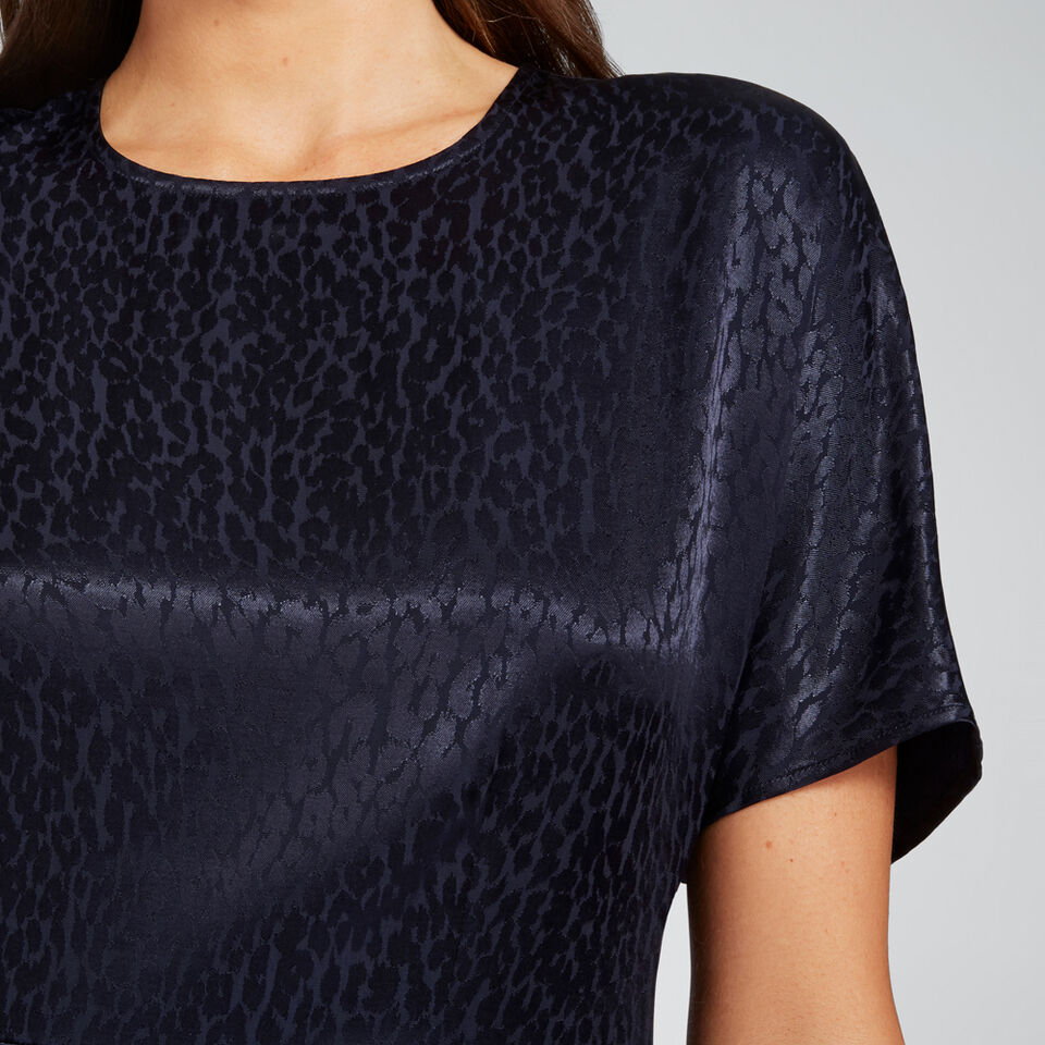 Animal Jacquard Dress  