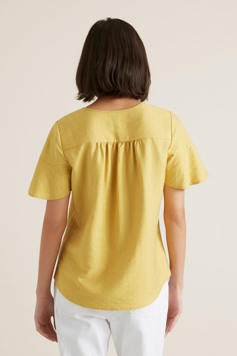 Flutter Sleeve Blouse  