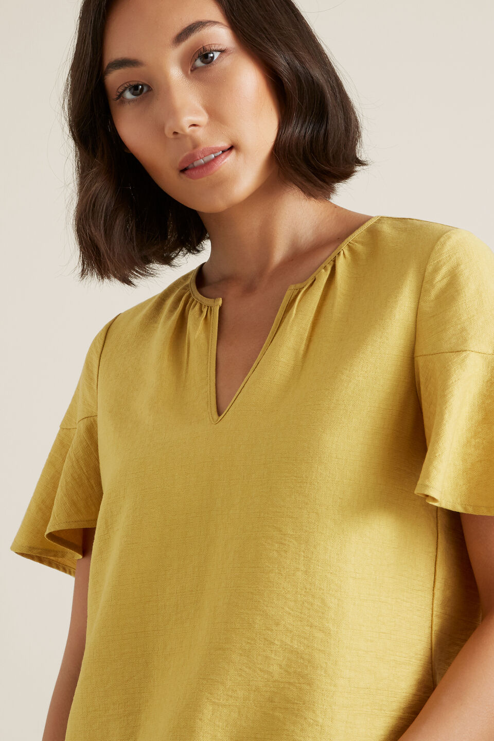 Flutter Sleeve Blouse  