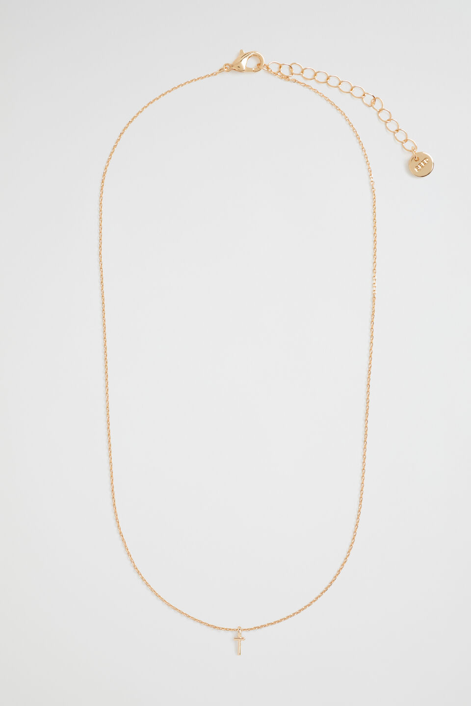 Gold Initial Necklace  T