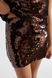 Sequin Mini Skirt  Deep Raisin  hi-res