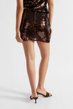 Sequin Mini Skirt  Deep Raisin  hi-res