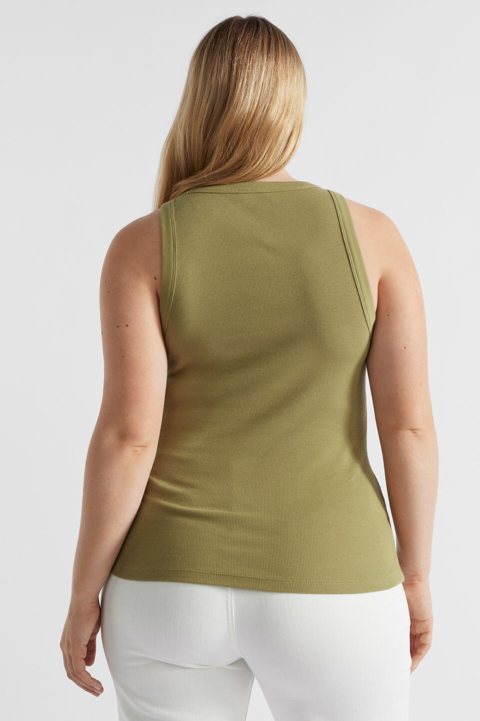 Heritage Rib Tank  Pistachio