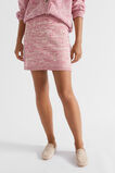 Cotton Twist Knit Mini Skirt  Rosewood Twist  hi-res