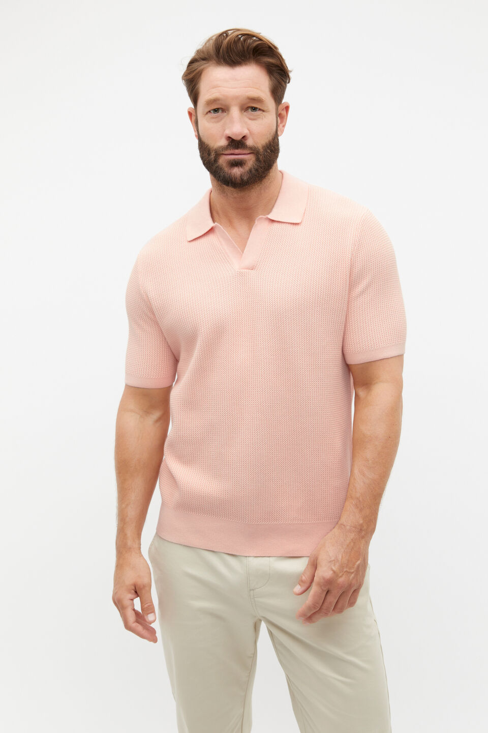 Trophy Polo  Pale Pink