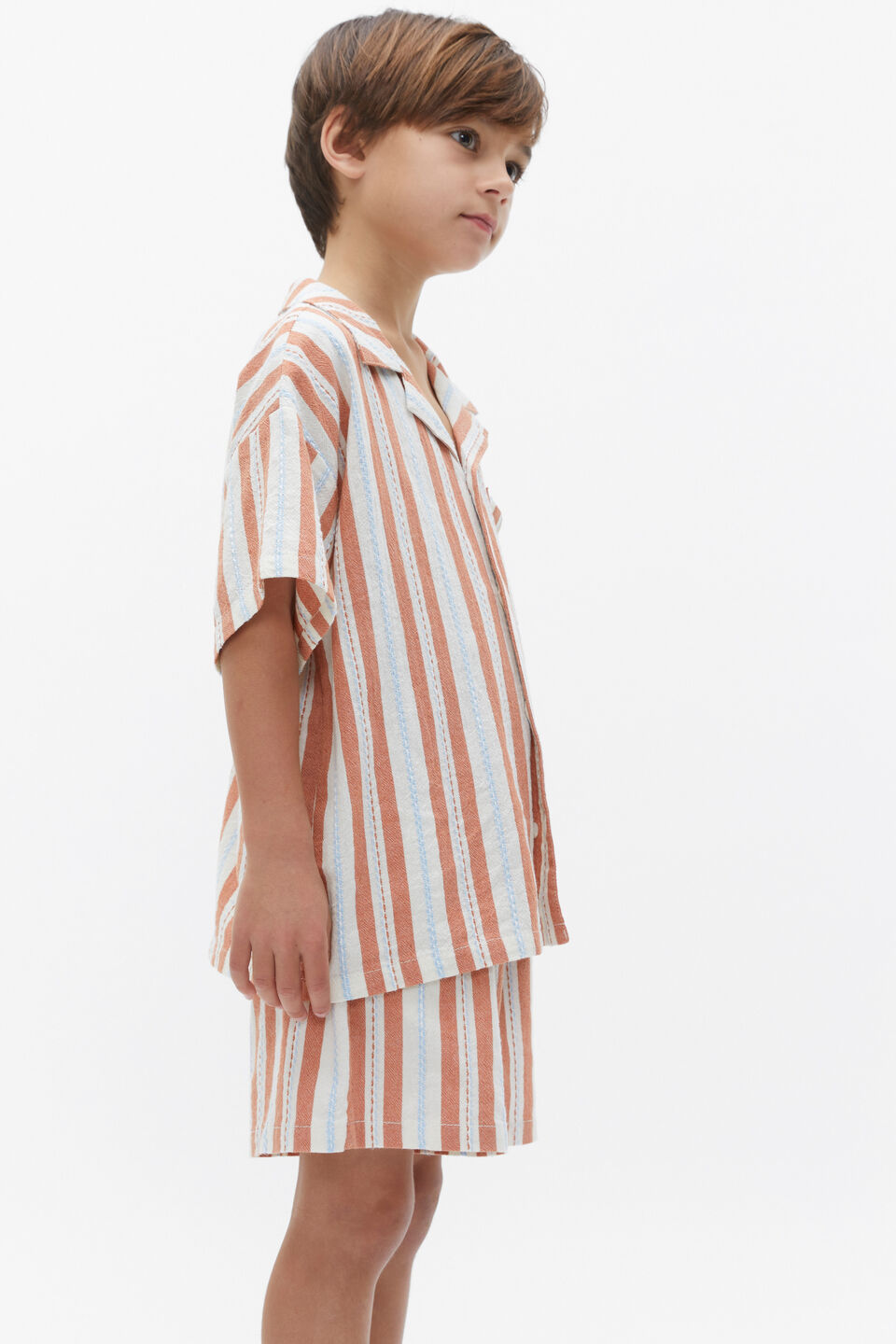 Dobby Stripe Short  Multi