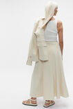 Denim Circle Skirt  Vanilla Cream  hi-res