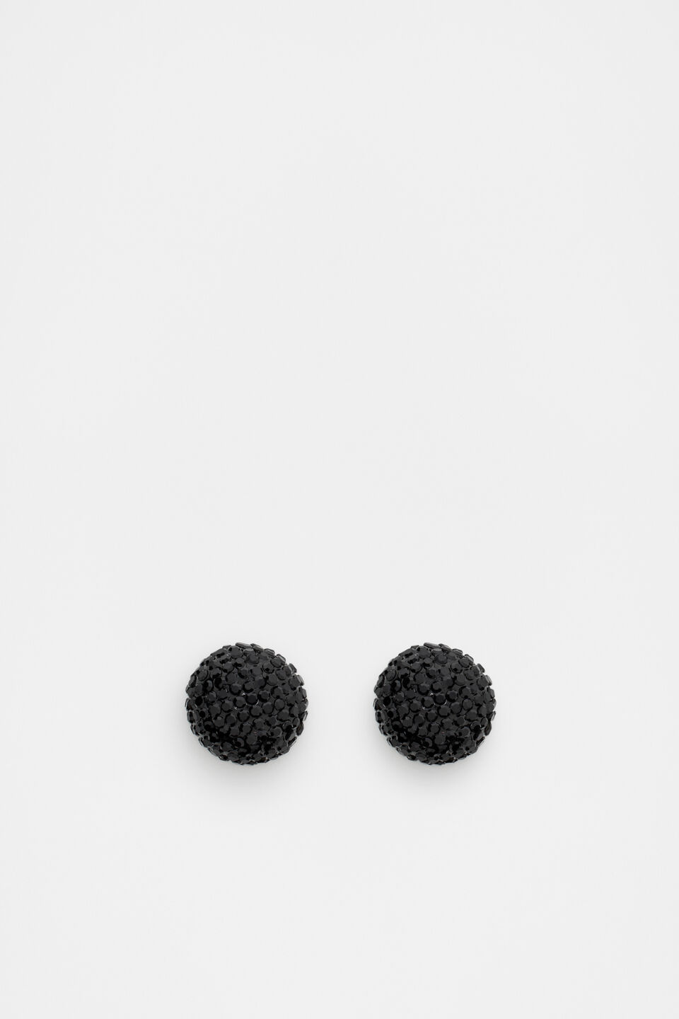 Sparkle Dome Stud  Black