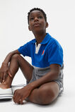 Towelling Polo  Cobalt  hi-res