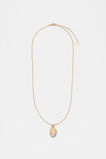 Pave Organic Pendant  Gold  hi-res