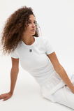 Heritage Rib Tee  Whisper White  hi-res