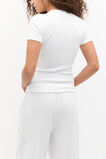 Heritage Rib Tee  Whisper White  hi-res