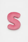 Raspberry Velvet Initial Cushion  S  hi-res