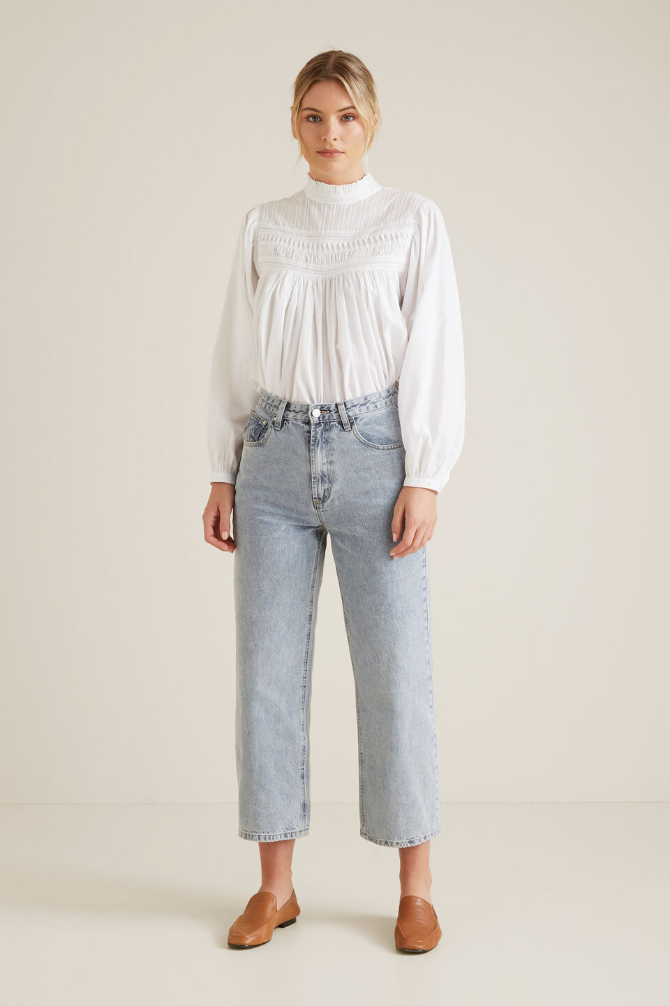 Pretty Pin Tuck Blouse  
