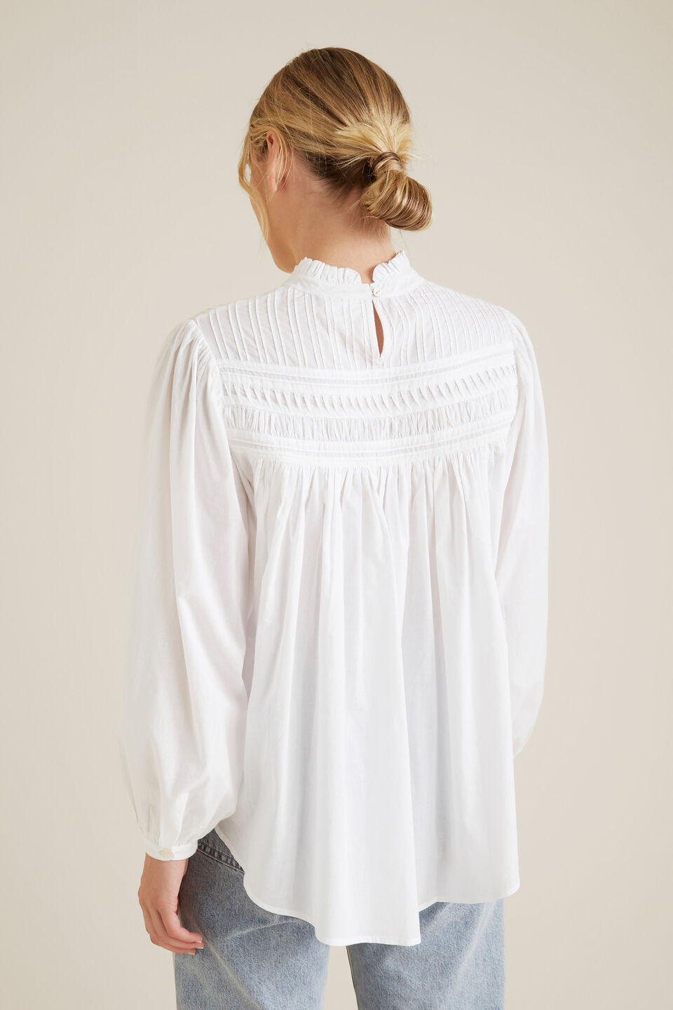 Pretty Pin Tuck Blouse  