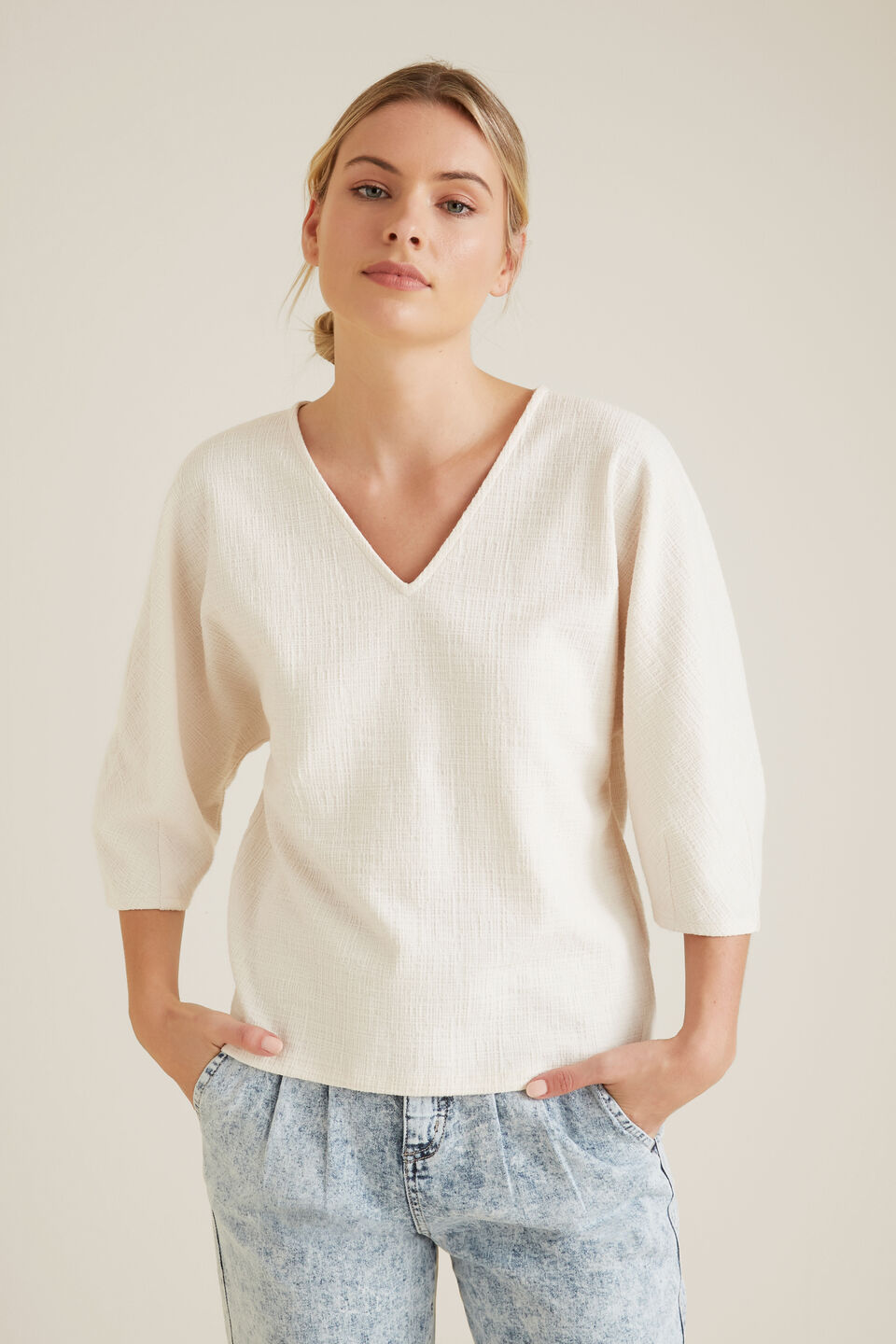 Balloon Sleeve Top  