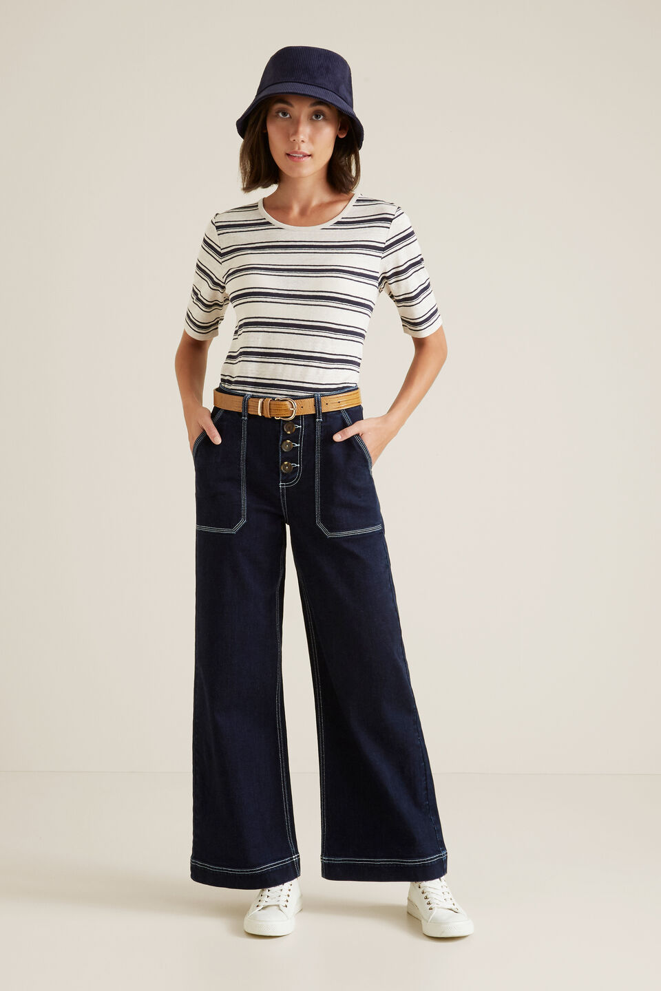 Vintage Stripe Tee  