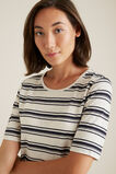 Vintage Stripe Tee    hi-res