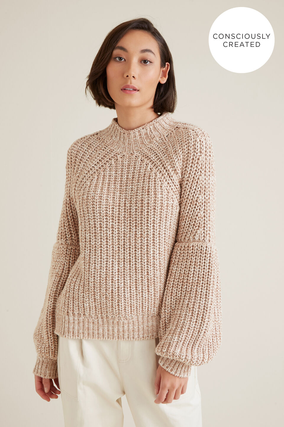Sustainable Blouson Knit  