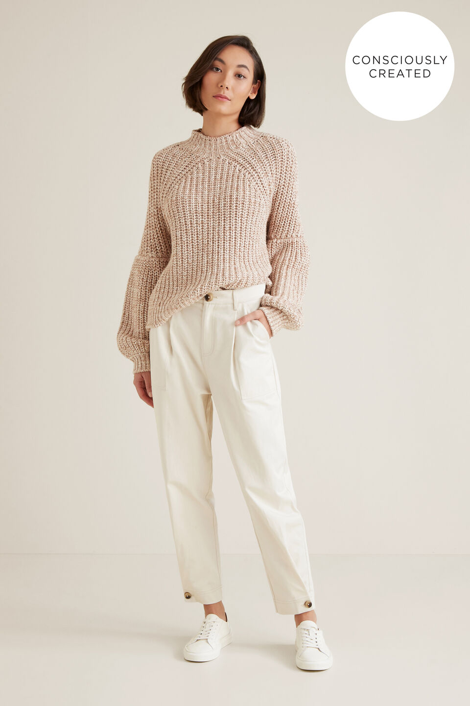 Sustainable Blouson Knit  