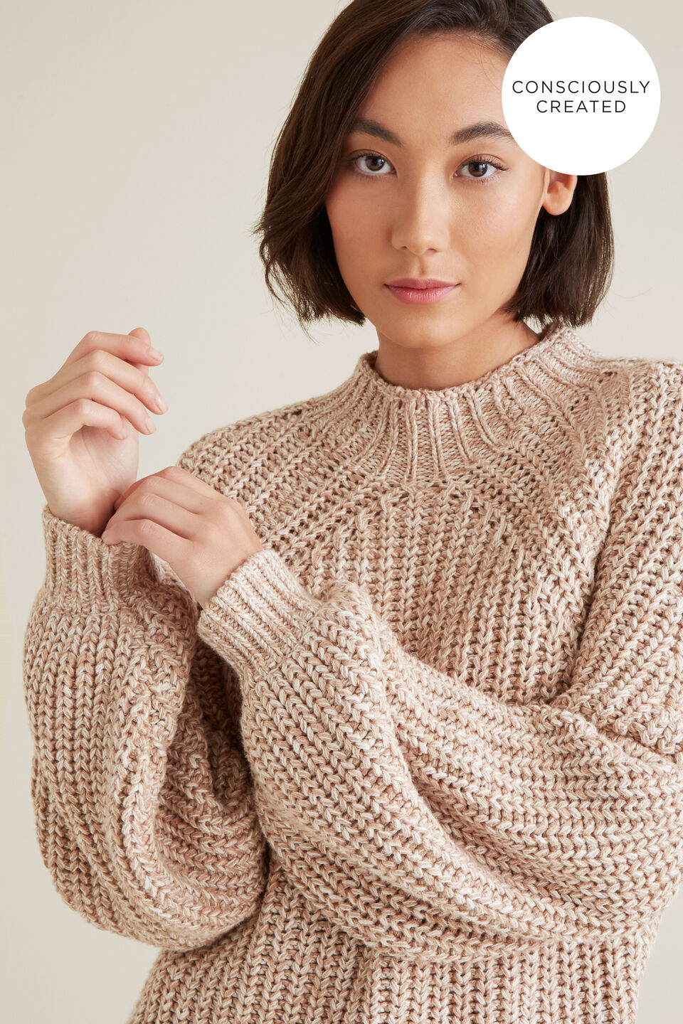 Sustainable Blouson Knit  