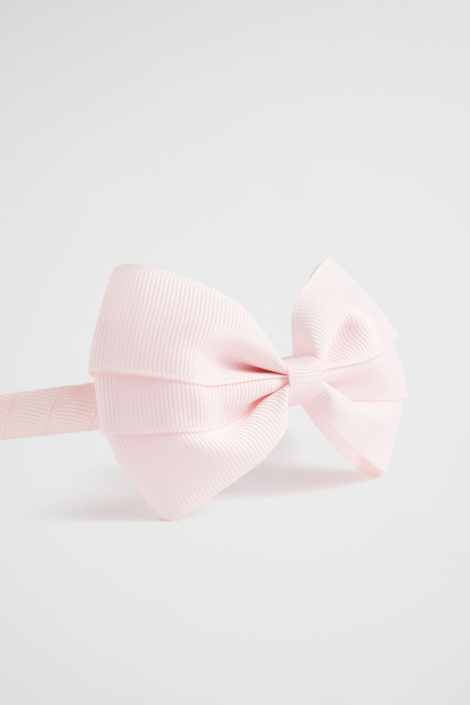 Grosgrain Bow Alice Band  Dusty Rose