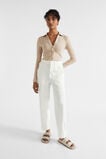 Cotton Twill Pant  Cloud Cream  hi-res