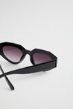 Allegra Angular Sunglasses  Black  hi-res