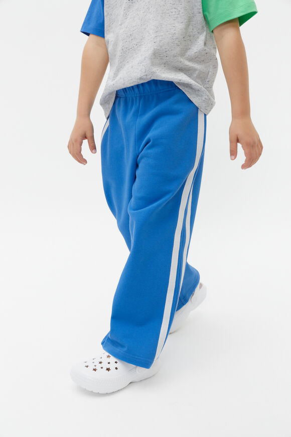 Twin Stripe Trackpant  Wave Blue  hi-res