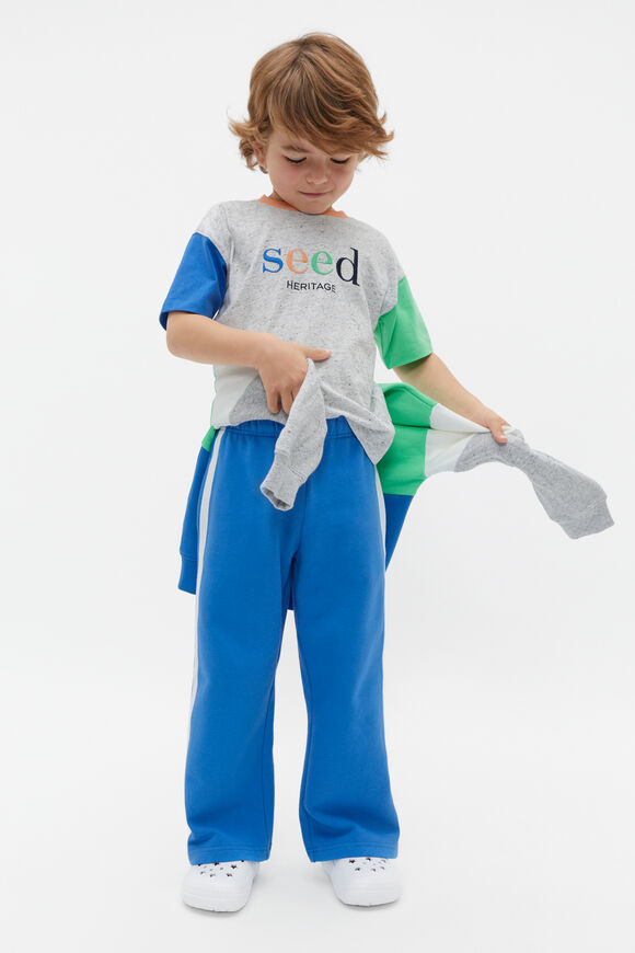 Twin Stripe Trackpant  Wave Blue  hi-res