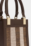 Mini Woven Tote  Dark Espresso  hi-res