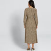 V-Neck Animal Dress    hi-res