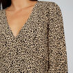 V-Neck Animal Dress    hi-res