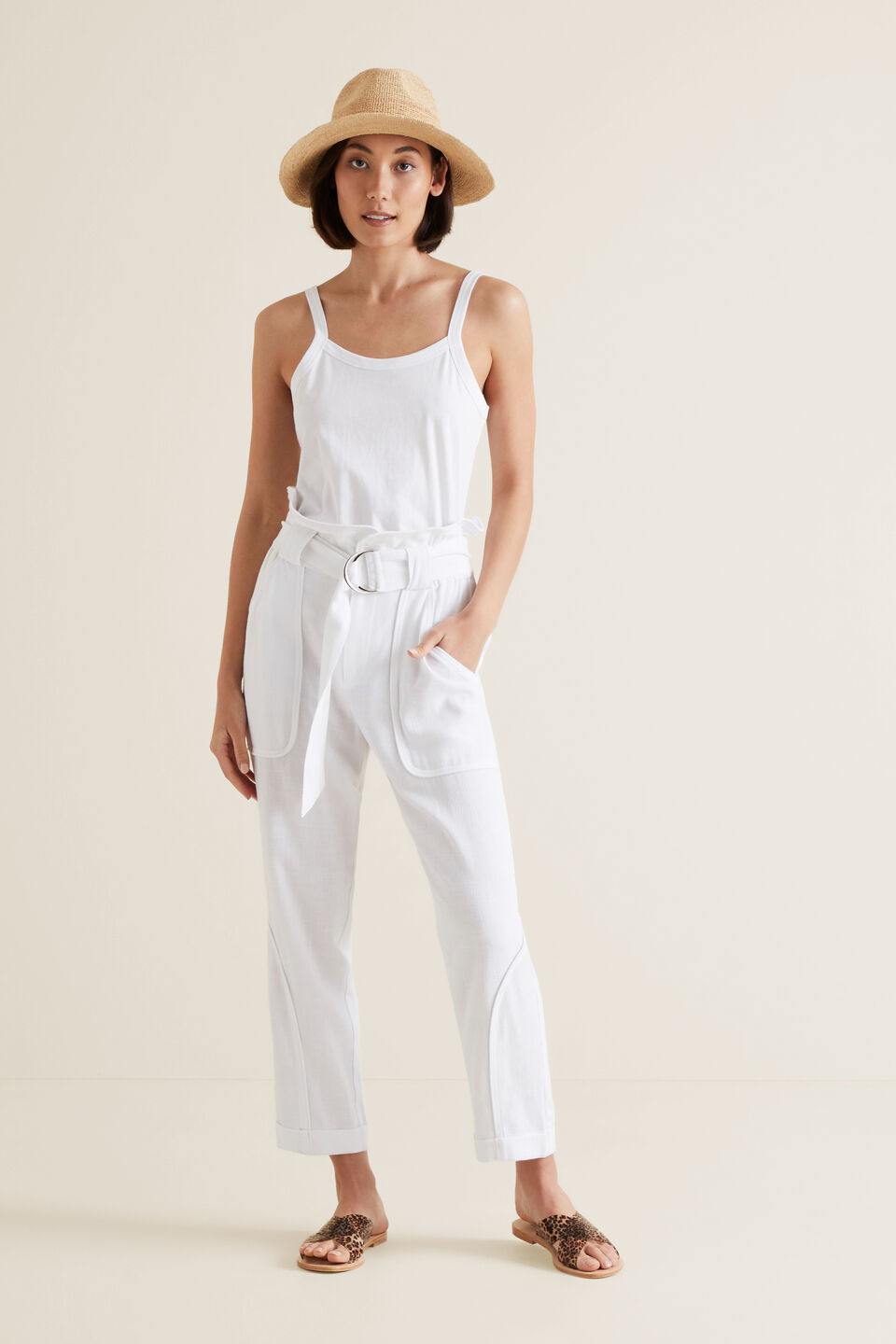 High Waist D-Ring Pant  
