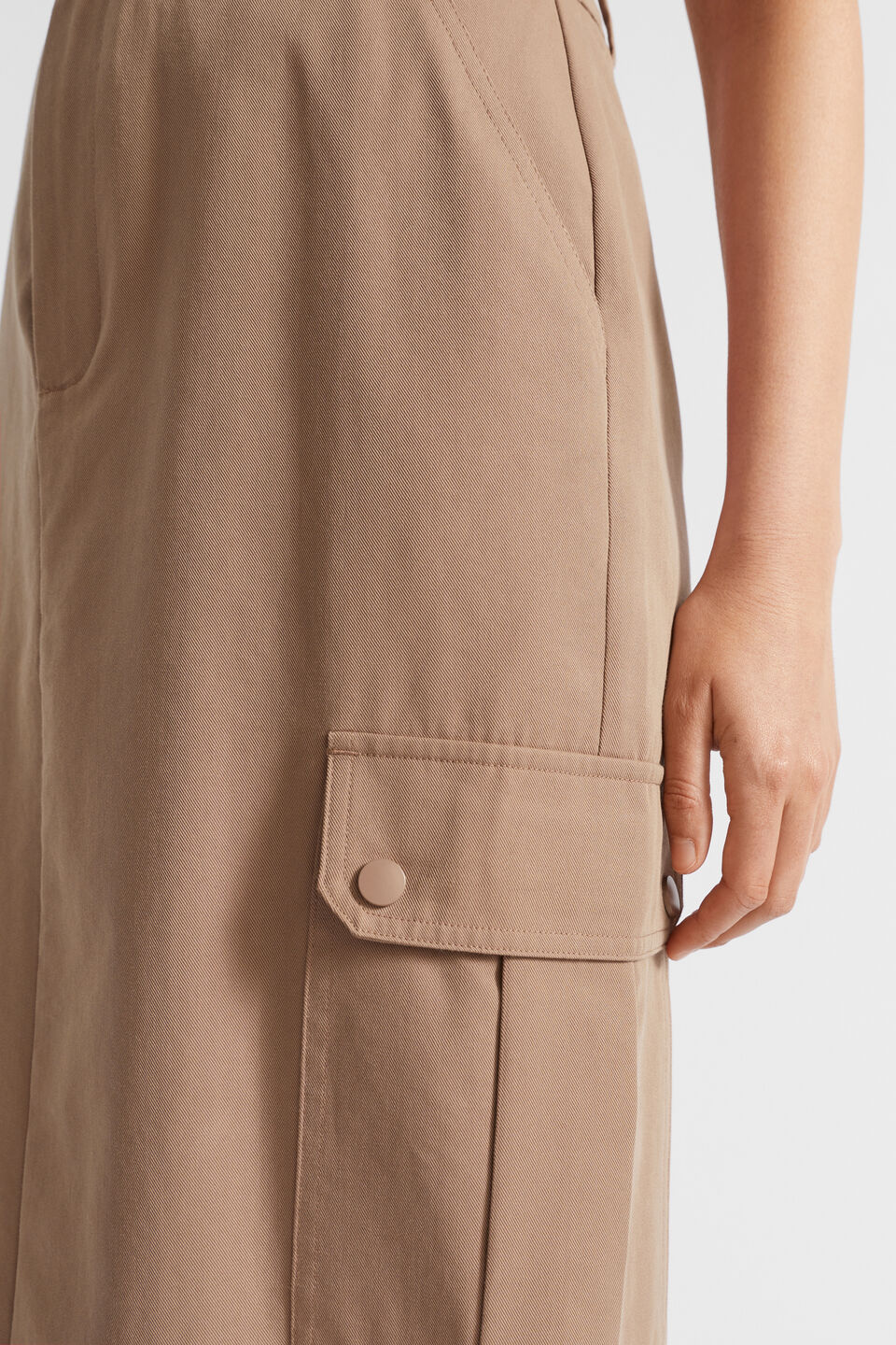 Midi Cargo Skirt  Woodland