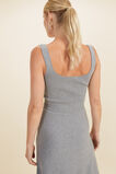Knit Crop Top  Mid Grey Marle  hi-res