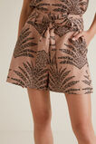 Linen Blend Retro Short    hi-res