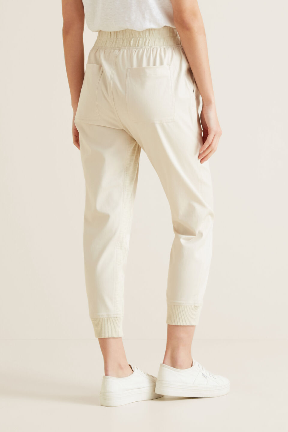 Contrast Rib Pant  