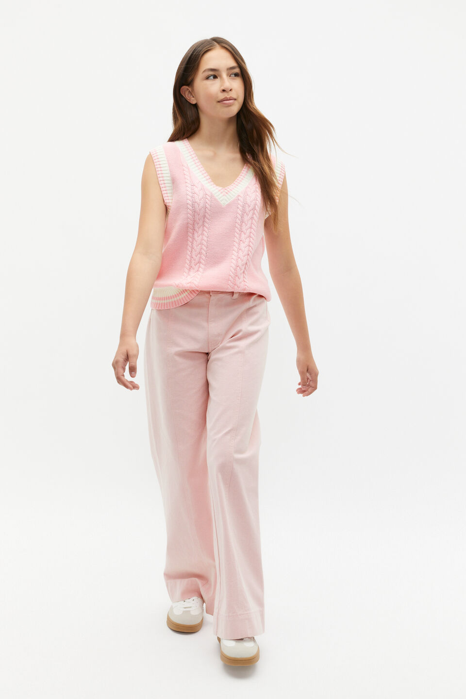 Wide Leg Jean  Bubblegum