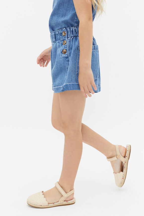 Denim Button Short  Classic Blue  hi-res