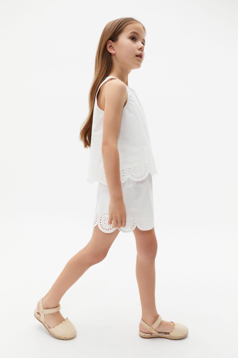 Broderie Short  Canvas