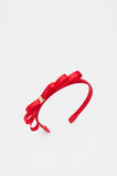 Heritage Bow Headband  Strawberry Red  hi-res