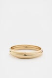 Organic Bangle Set  Gold  hi-res