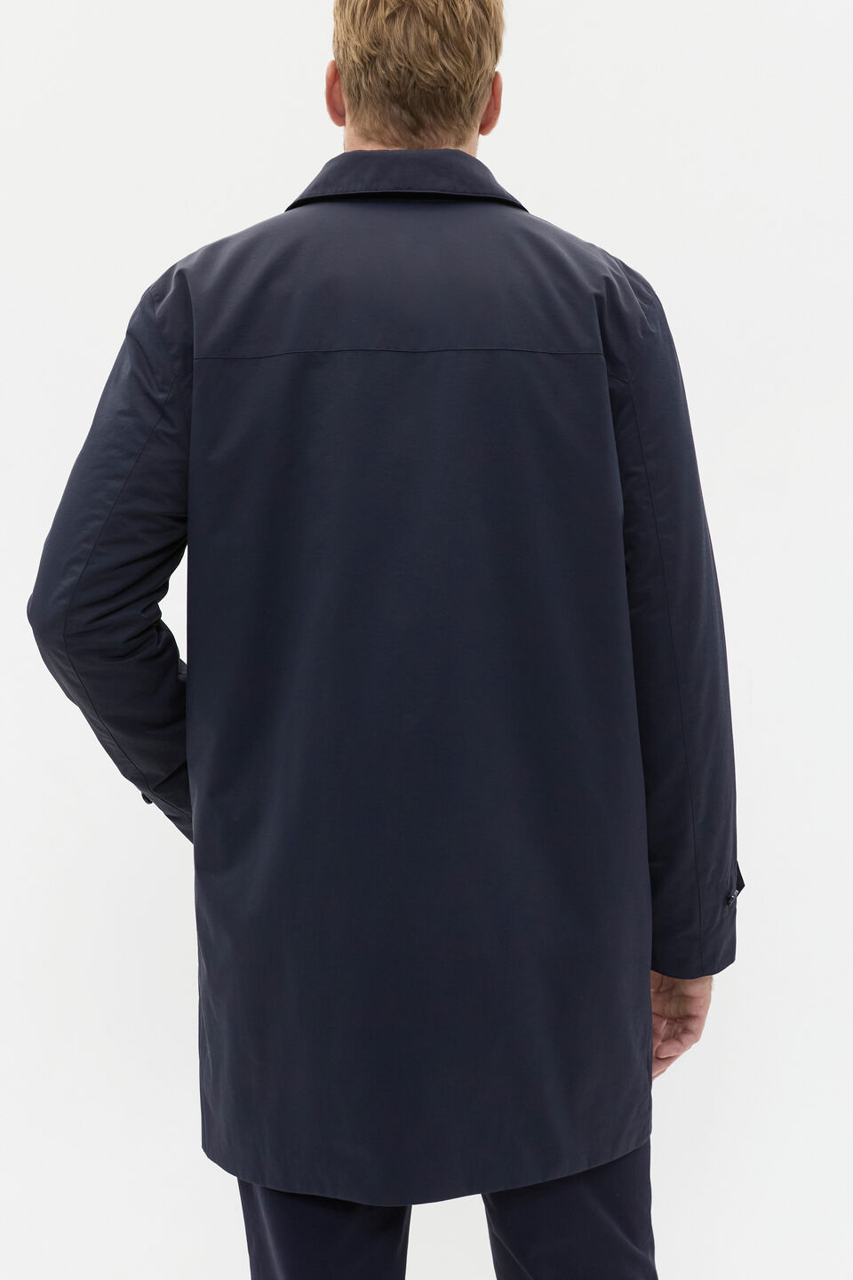 Car Coat  Midnight Blue